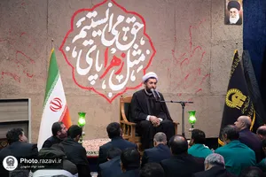 مجلس روضه فاطمیه در حرم مطهر رضوی-1
