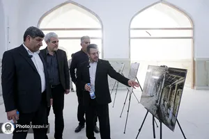 بازدید معاون فرهنگی اجتماعی معاون اول رئیس جمهور از فعالیت&zwnj;های عمرانی حرم مطهر رضوی