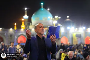 مراسم احیا شب نوزدهم ماه مبارک رمضان در حرم مطهر رضوی-1