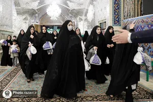 سفره باشکوه کریم اهل بیت علیهم&zwnj;السلام در حرم مطهر رضوی