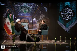 حضور تولیت آستان قدس رضوی در برنامه تلویزیونی بر آستان جانان