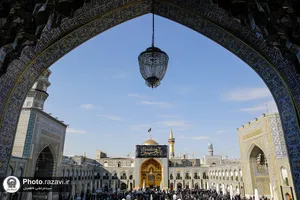سیاه&zwnj;پوشی حرم مطهر رضوی به مناسبت ایام فاطمیه(سلام الله علیها)
