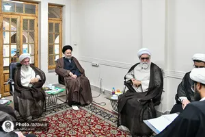 بازدید تولیت آستان قدس رضوی از امتحانات شفاهی دروس خارج فقه حوزه علمیه خراسان