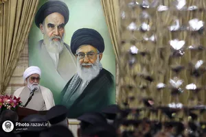 مراسم اعطای احکام خدام حرم مطهر رضوی