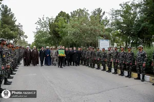 حضور خدام بارگاه منور رضوی در پادگان پدافند هوایی امام رضا علیه السلام