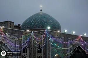 حال و هوای حرم مطهر رضوی در شب مبعث