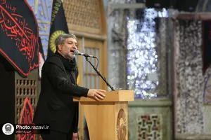 اجتماع عزاداران آذری زبان در رواق امام خمینی (ره)
