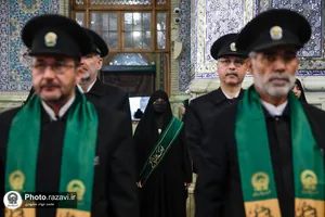 مراسم خطبه خوانی صبح میلاد امام رضا علیه&zwnj;السلام