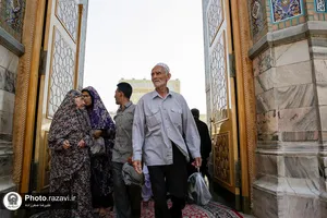 تشرف 160 زائر معلول به حرم مطهر رضوی