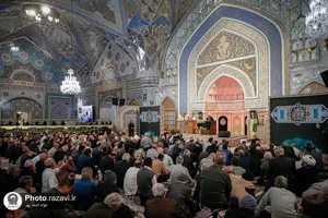 عزاداری شهادت حضرت زهرا سلام&zwnj;الله علیها در رواق امام خمینی (ره)
