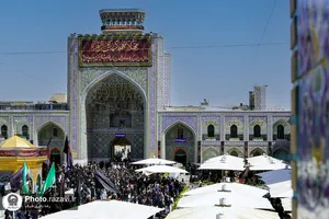عزاداری عاشورای حسینی در حرم مطهر رضوی