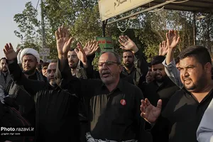حضور تولیت آستان قدس رضوی در راهپیمایی اربعین