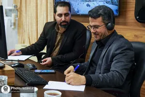 حضور معاون عمرانی سازمان عمران و نگهداری حرم مطهر در سامانه 138