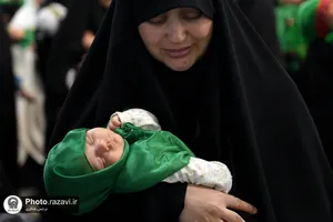همایش "شیرخوارگان حسینی" در حرم مطهر رضوی-1