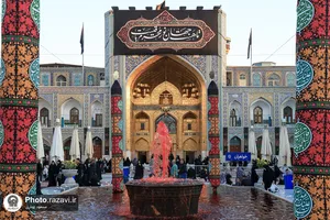 عزاداری تاسوعای حسینی در حرم مطهر رضوی