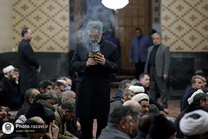 عزاداری روز شهادت امام کاظم علیه&zwnj;السلام در حرم مطهر رضوی