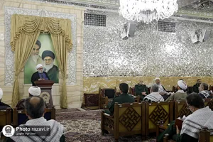 دیدار فرماندهان نواحی و حوز&zwnj;ه&zwnj;های بسیج با تولیت آستان قدس رضوی
