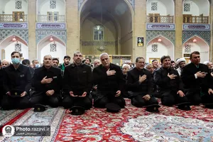 عزاداری روز شهادت امام کاظم علیه&zwnj;السلام در حرم مطهر رضوی