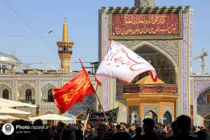 عزاداری عاشورای حسینی در حرم مطهر رضوی