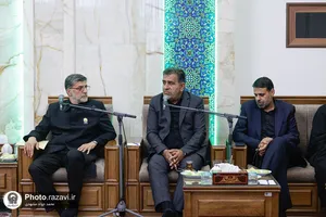 دیدار اعضای کمیسیون اصل ۹۰ مجلس شورای اسلامی با تولیت آستان قدس رضوی