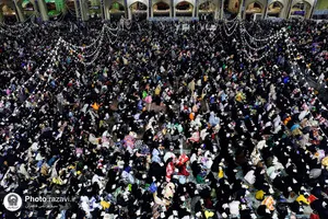 مراسم احیا شب بیست و یکم ماه مبارک رمضان در حرم مطهر رضوی - 2