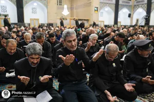 عزاداری حضرت اباعبدالله الحسین(ع) با حضور تولیت آستان قدس رضوی-3