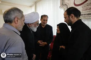 دیدار تولیت آستان قدس رضوی با خانواده شهید کاظمی
