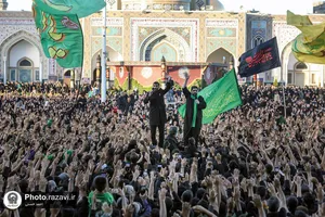 مراسم چهارپایه خوانی شهادت امام رضا علیه&zwnj;السلام