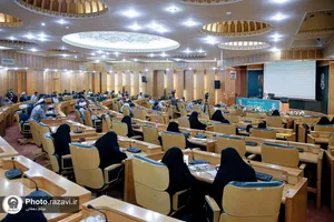 اعتکاف علمی طلاب در مدرسه تابستانی دارالعلم حرم مطهر رضوی-۲