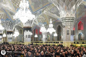 مراسم مقتل خوانی روز عاشورا در حرم مطهر رضوی
