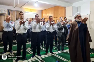 بازدید تولیت آستان قدس رضوی از  پایگاه آتش&zwnj;نشانی شماره ٢ مشهد