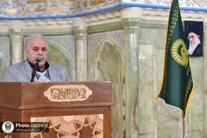 مراسم استقبال از ماه مبارک رمضان در حرم مطهر رضوی