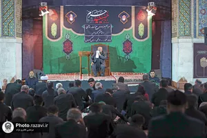 عزاداری هیئات مذهبی سراسر کشور در حرم مطهر رضوی