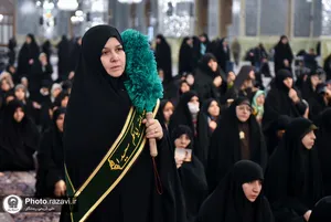 مراسم روز میلاد جوادالائمه در حرم مطهر رضوی