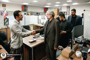 حضور مدیر عالی حرم مطهر رضوی در تحریریه آستان نیوز
