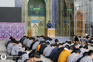 محفل انس با قرآن ویژه مدارس امام رضا(علیه&zwnj;السلام) در حرم مطهر رضوی