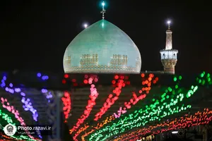 شب میلاد امام حسن عسکری(علیه&zwnj;السلام) در حرم مطهر رضوی