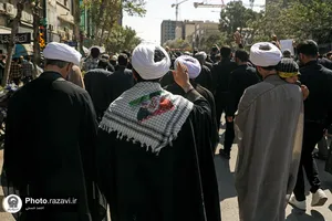 حضور تولیت استان قدس رضوی در تشییع پیکر شهیدان دوست محمدی و جاوید مهر