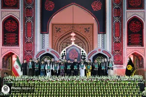 آئین خطبه&zwnj;خوانی شب شهادت امام حسین (ع) در حرم مطهر رضوی