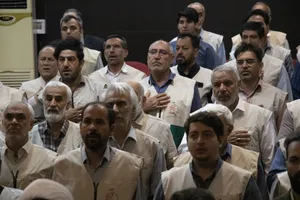 مراسم تکريم و معارفه مدير کانون&zwnj;های خدمت رضوی استان کرمانشاه/ گزارش تصویری