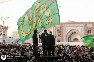 مراسم چهارپایه خوانی شهادت امام رضا علیه&zwnj;السلام