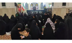 زائران اردو زبان به یاد ساقی تشنه لب دشت کربلا اشک ماتم ریختند
