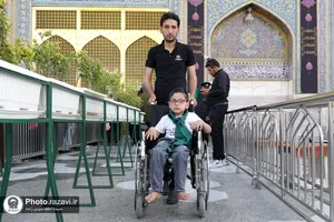 تشرف کاروان زیارتی تبریز به حرم مطهر رضوی