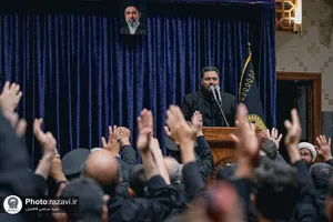 عزاداری روز عاشورای حسینی با حضور تولیت آستان قدس رضوی