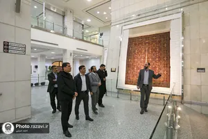 تشرف وزیر فرهنگ ترکمنستان به حرم مطهر رضوی