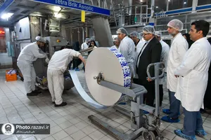 بازدید کارکنان آستان قدس از مجتمع لبنی رضوی