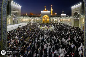 آخرین نماز جماعت سال 1401 در حرم مطهر رضوی
