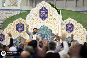 حرم مطهر رضوی در شب میلاد حضرت زینب سلام الله علیها