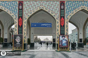 آماده&zwnj;سازی حرم مطهر رضوی در آستانه تشییع رهبر شهید انقلاب