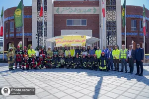مانور ترکیبی امداد و نجات در زائرسرای رضوی